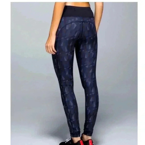 lululemon athletica Pants - Lululemon Speed Tight II Full-On Luxtreme Stained Glass Love Nightfall women‎ 2